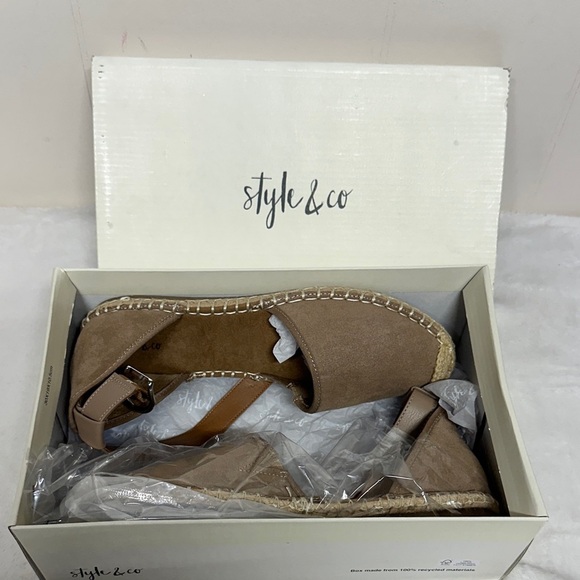 Style & Co. Tan Espadrille Flats - Picture 1 of 12